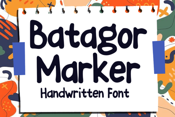 Batagor Marker: A Playful Font for Creative Expression