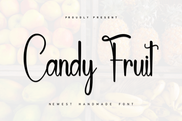 Candy Fruit: A Handwritten Font for Creative Expression