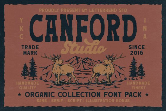 Canford Trio: Organic Typography for Modern Design