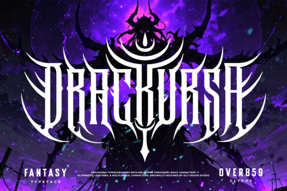 Drackursa: The Ultimate Death Metal Typeface