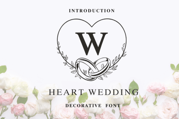 Heart Wedding: A Romantic Typeface for Love-Driven Designs