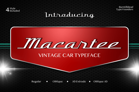 Macartee: A Bold Vintage Typeface