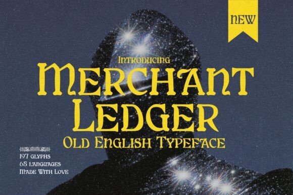 Merchant Ledger: A Bold Statement in Typography