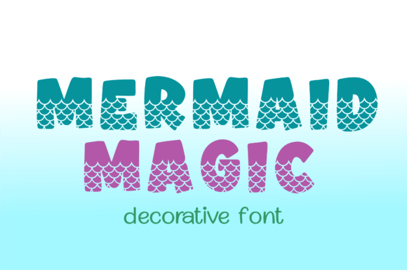 Mermaid Magic Font: A Splash of Underwater Wonder in Your Designs