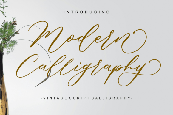 Modern Calligraphy: A Timeless Typeface for Elegant Design