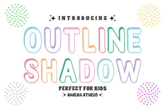 Outline Shadow: A Playful Font for Creative Projects