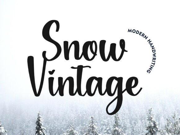 Snowvintage: A Timeless Script for Modern Creativity