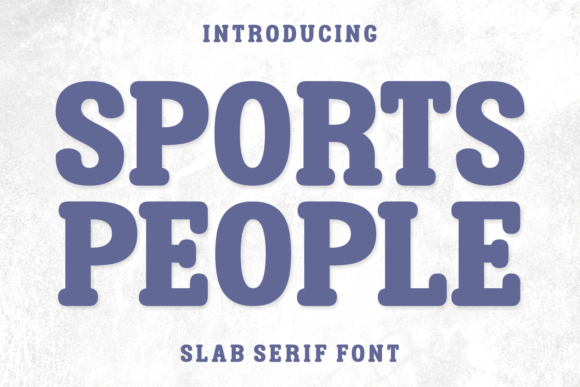 Sports People: A Fun and Versatile Font for Creative Projects