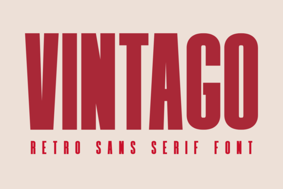 Vintago: A Bold Retro Font for Timeless Design